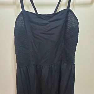 NWT Universal Thread black tiered maxi dress